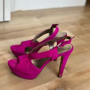 BCBG Pink Heels Size 7B